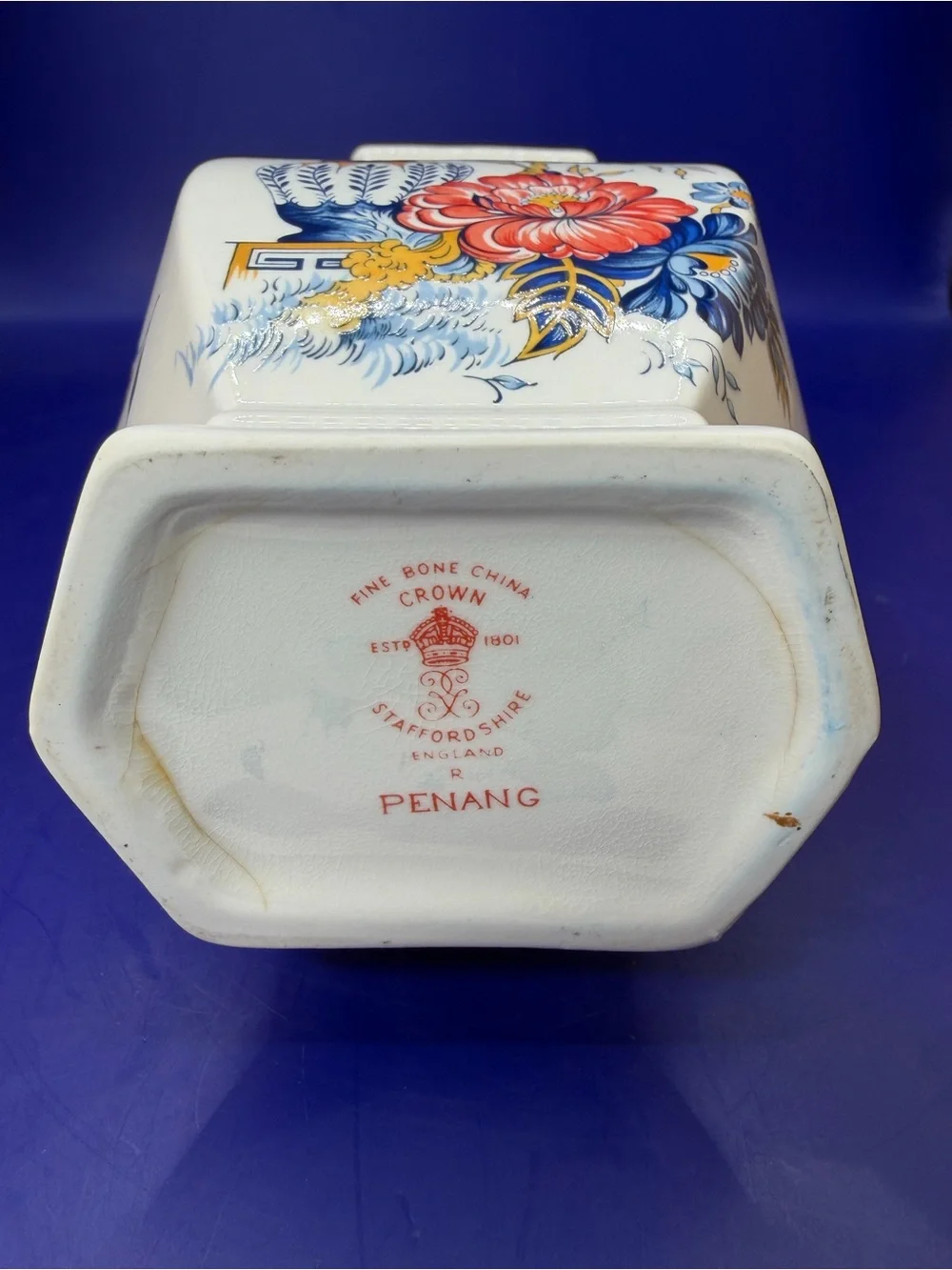 Crown Staffordshire Penang Vase. Fine Bone China.